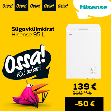 Ossa! Summer 2022. Chest Freezer Hisense