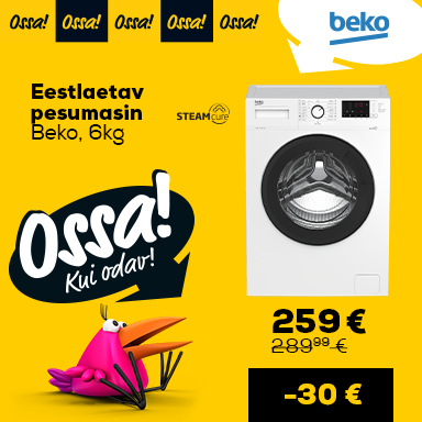Ossa! Summer 2022. Front Load Washing Machine Beko