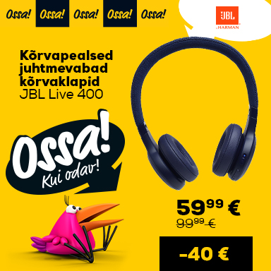 Ossa! Summer 2022. On-ear Wireless Headphones. JBL Live 400