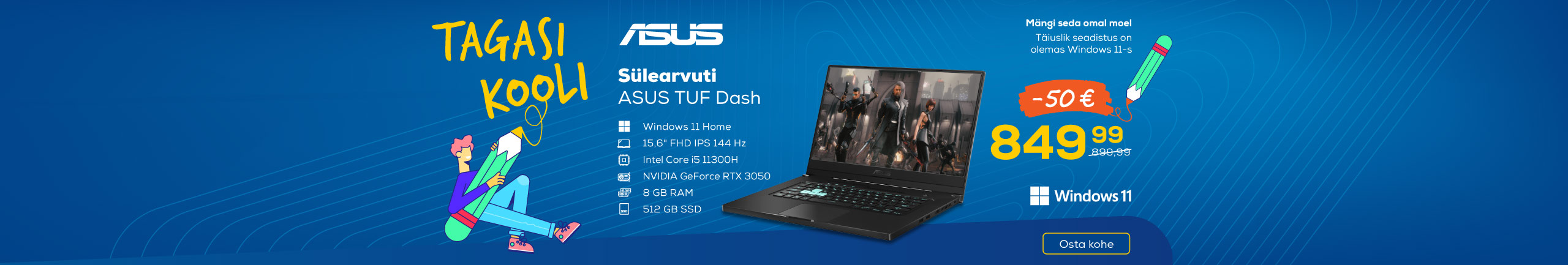 Back to school! Start Your new school year with a new ASUS laptop!