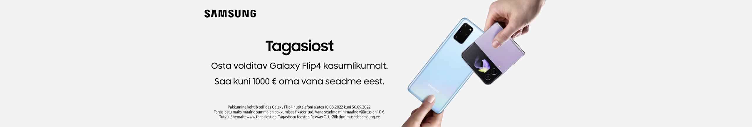 Samsung Galaxy tagasiostukampaania