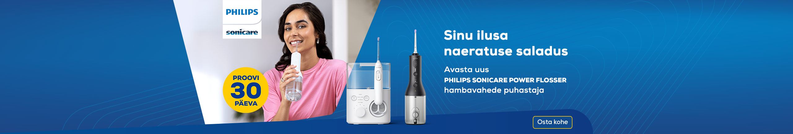 Avasta uus Philips Sonicare Power Flosser hambavahede puhastaja