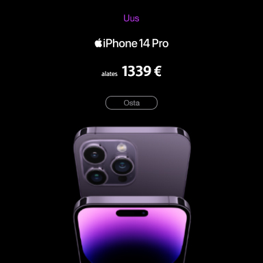 Apple iPhone 14 Pro nüüd müügil!