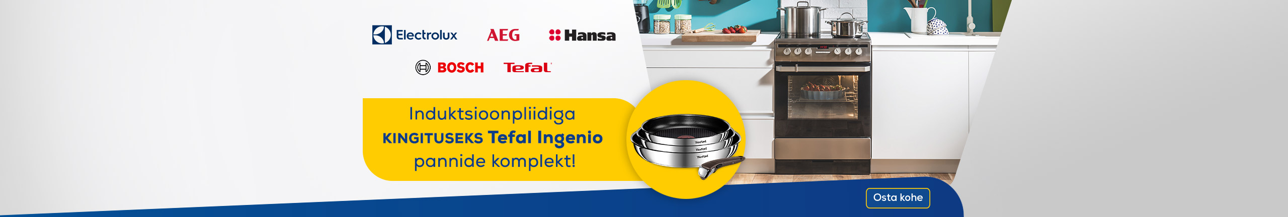 Free set of Tefal Ingenio pans with an induction cooker!