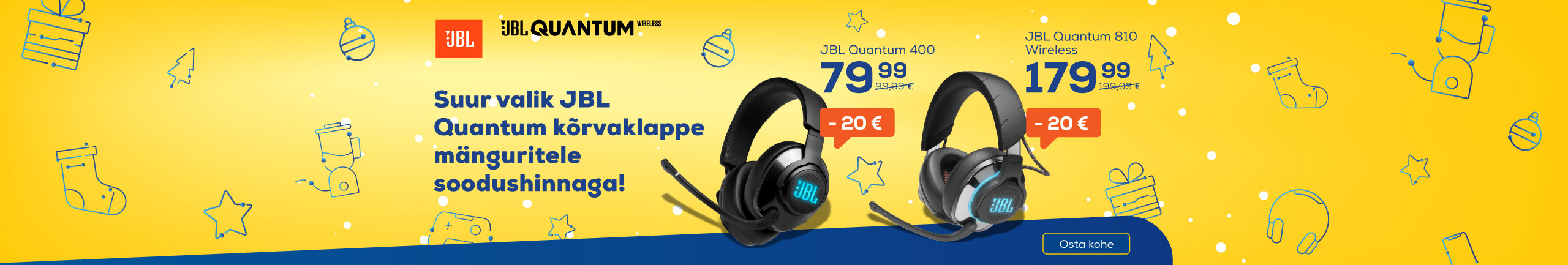 Great selection of JBL Quantum gaming headsets!