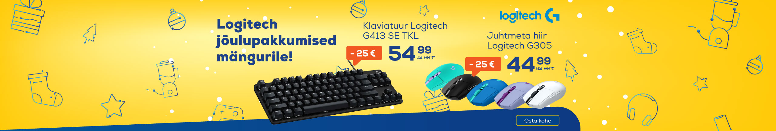 Logitech Christmas offers for gamers!
