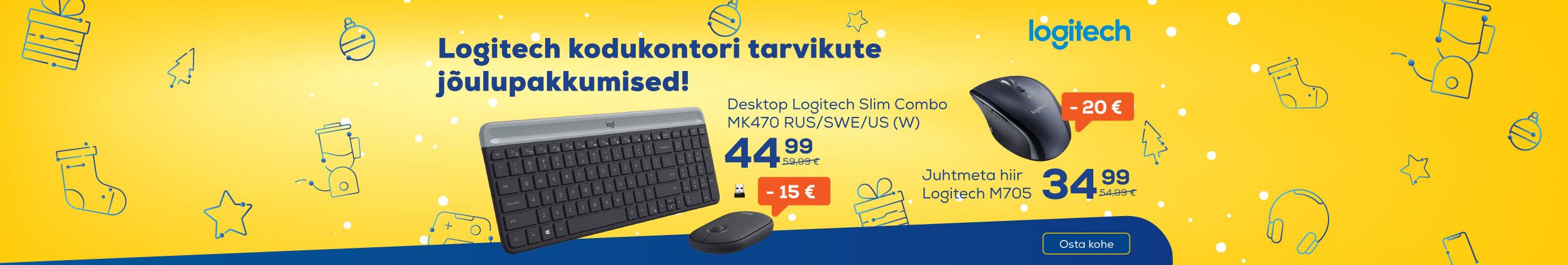 Logitech Christmas offers for home-office accessories!