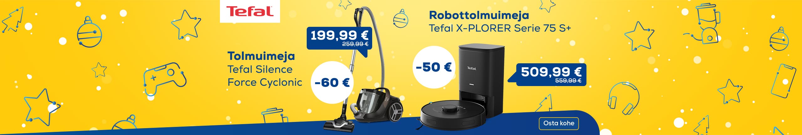 Tefal vacuums now with good prices!