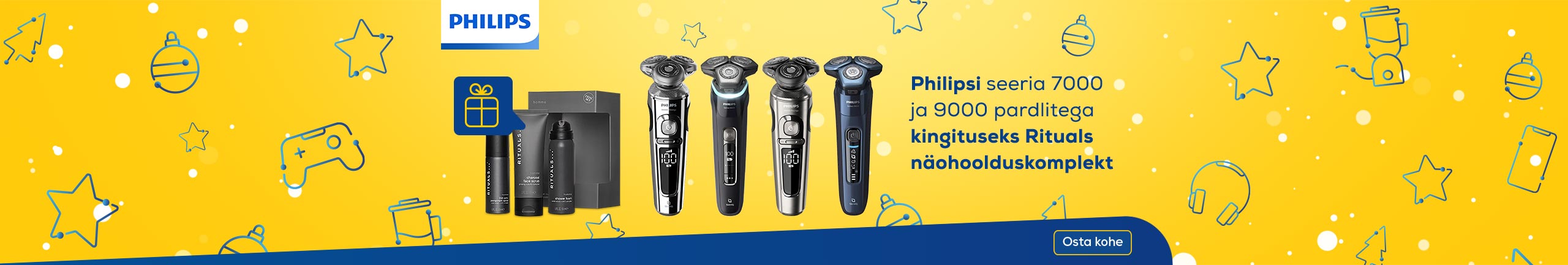 Buy selected Philips shaver and receive a complimentary gift!