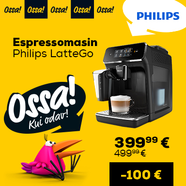 Ossa! Kui odavad hinnad! Espressomasin Philips LatteGo