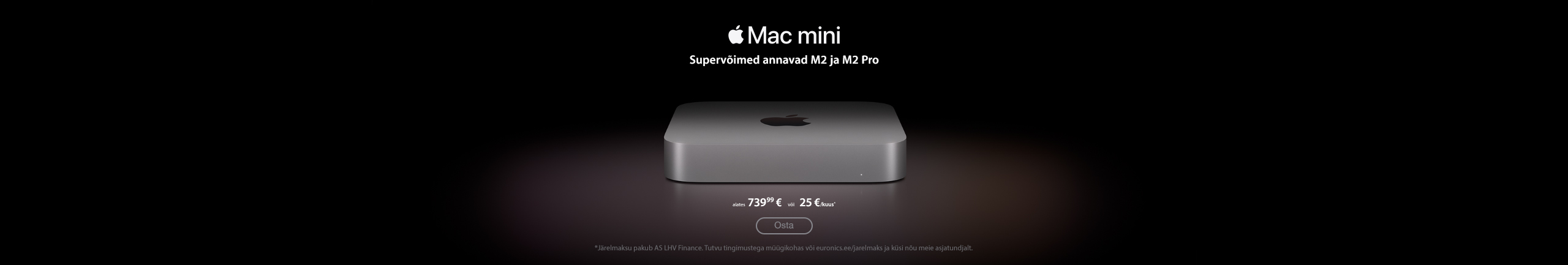 Uus Apple'i Mac mini nüüd kohal!
