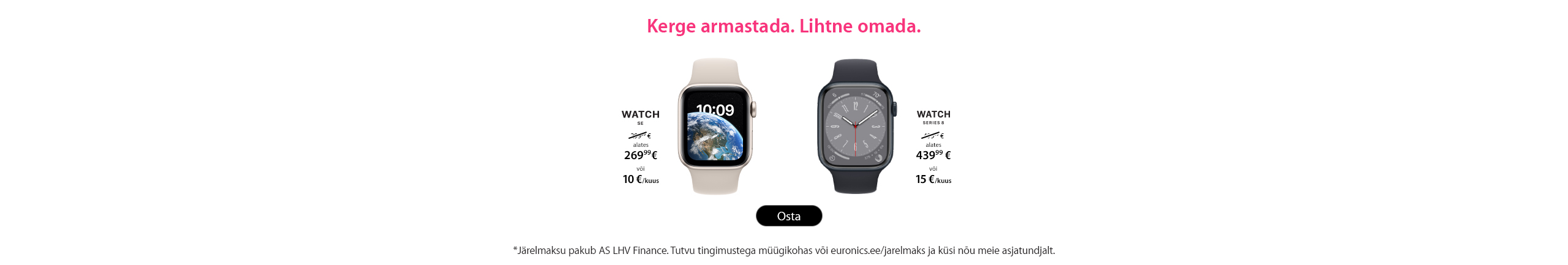 Apple sõbrapäeva pakkumised! Apple Watch
