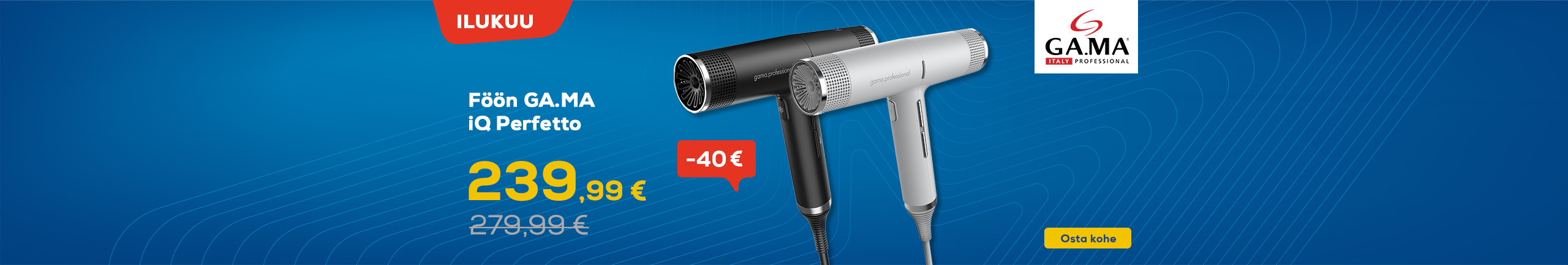 Beauty month offers - Hairdryer Ga.MA iQPerfetto