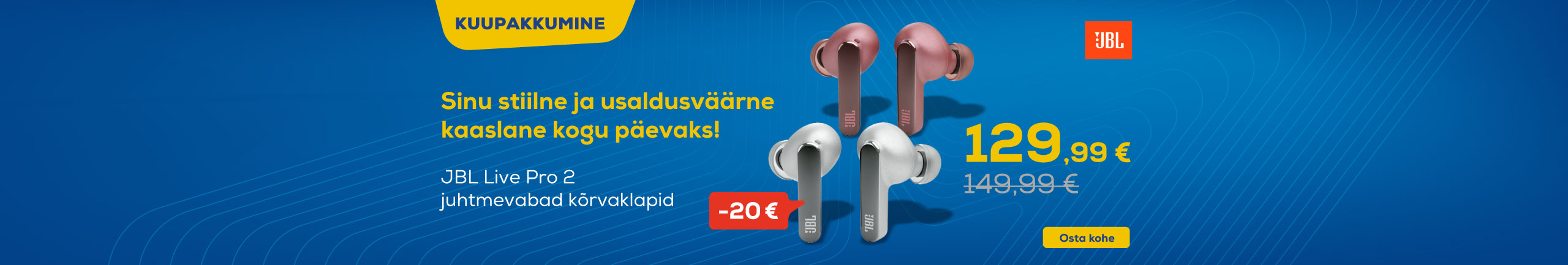 JBL Live Pro 2 wireless headphones