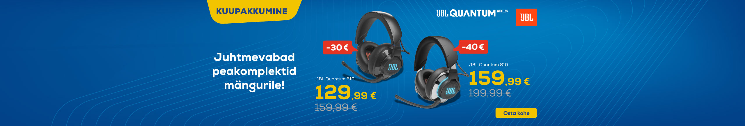 JBL wireless gaming headphones sale!