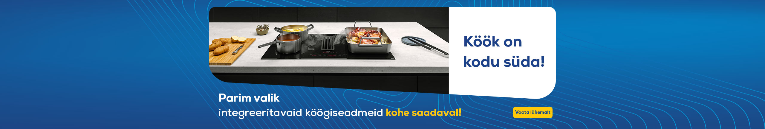 Wide selection of built-in kitchen appliances