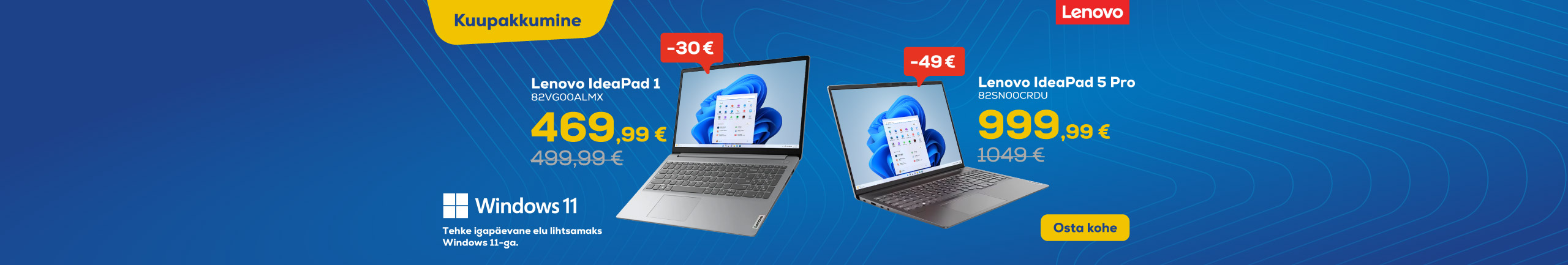 Lenovo Ideapad soodushinnaga!