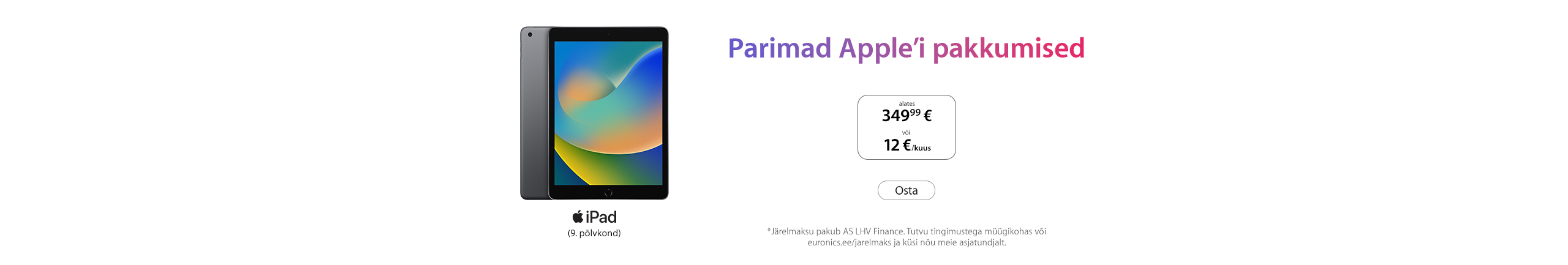 Apple iPad 9th gen