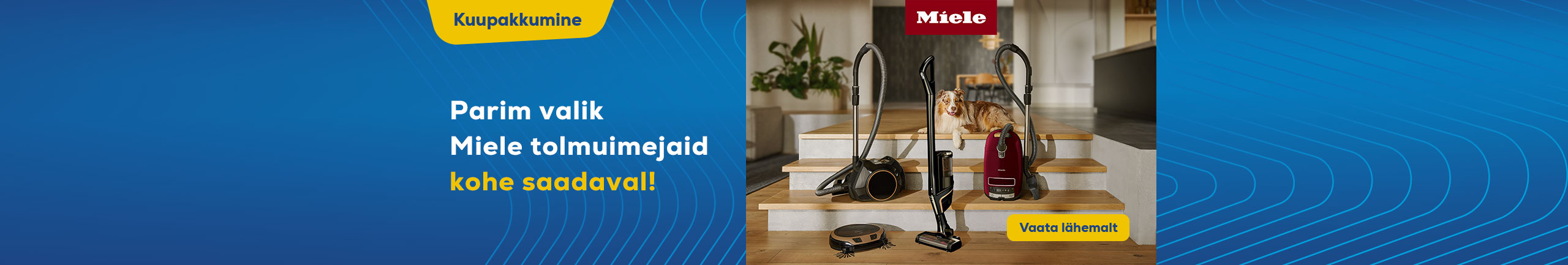 Wide choice of Miele vacuum cleaners