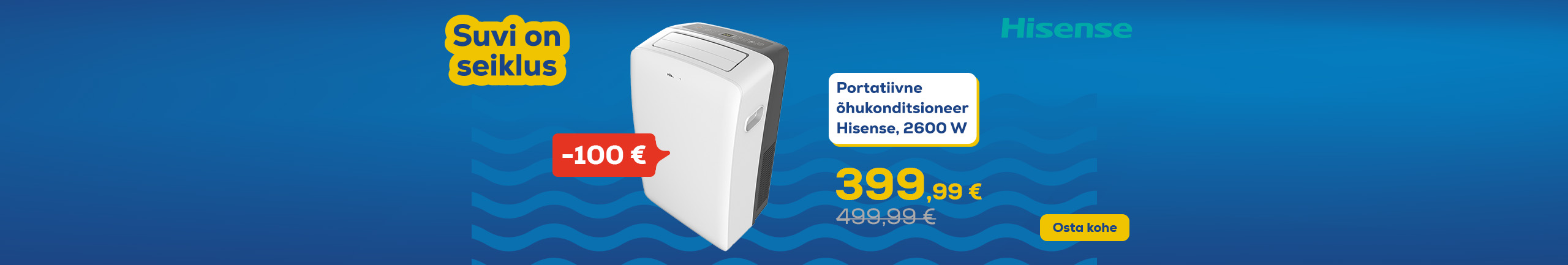 Summer is an adventure! Portable Air Conditioner Hisense