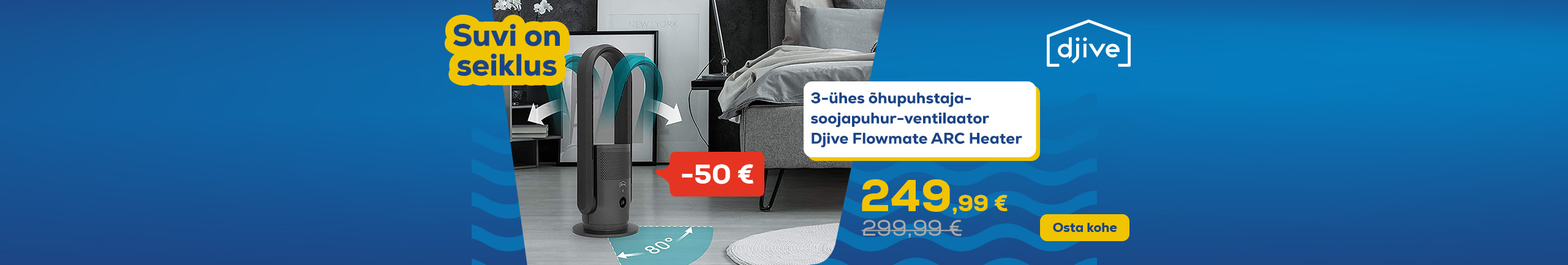 Summer is an adventure! Djive Flowmate ARC Heater