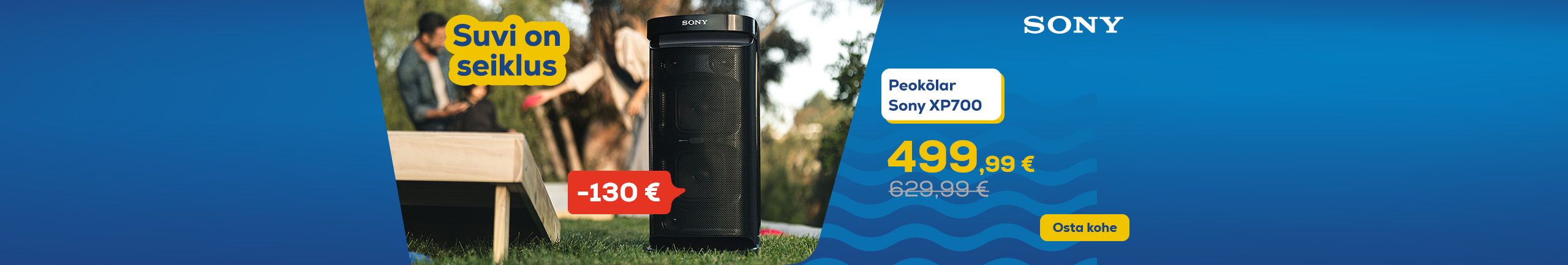 Summer is an adventure! Sony Party speaker