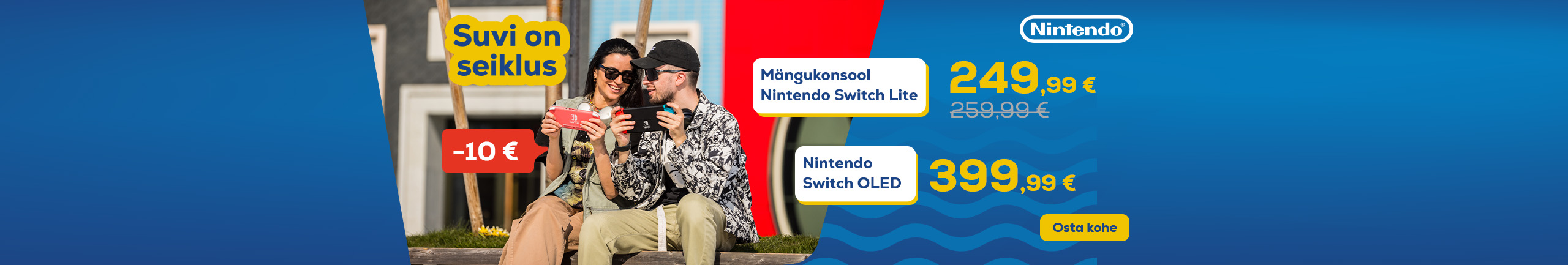 Summer is an adventure! Game console Nintendo Switch