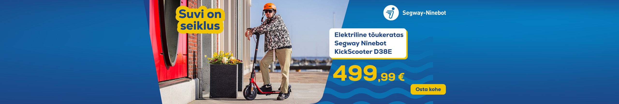 Suvi on seiklus! Segway Ninebot KickScoote