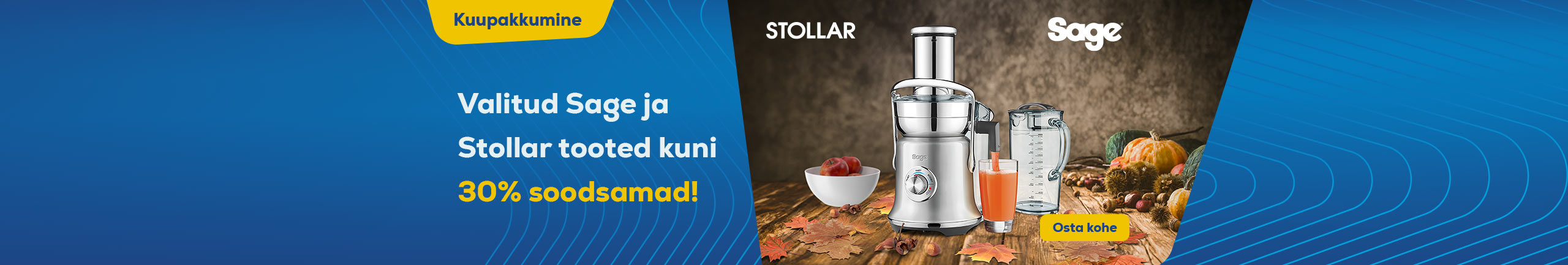 Selected Sage and Stollar kitchen appliances up to -30%