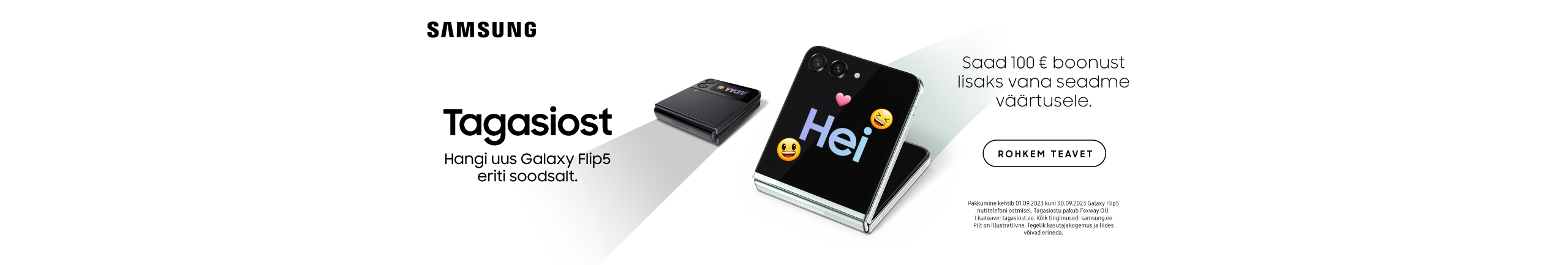 Samsung Galaxy tagasiostukampaania