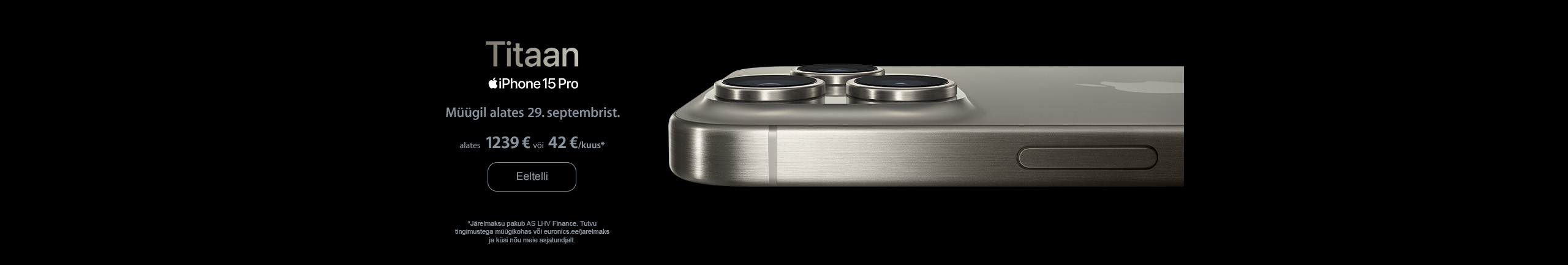 Uus Apple iPhone 15 Pro! Eeltelli kohe!