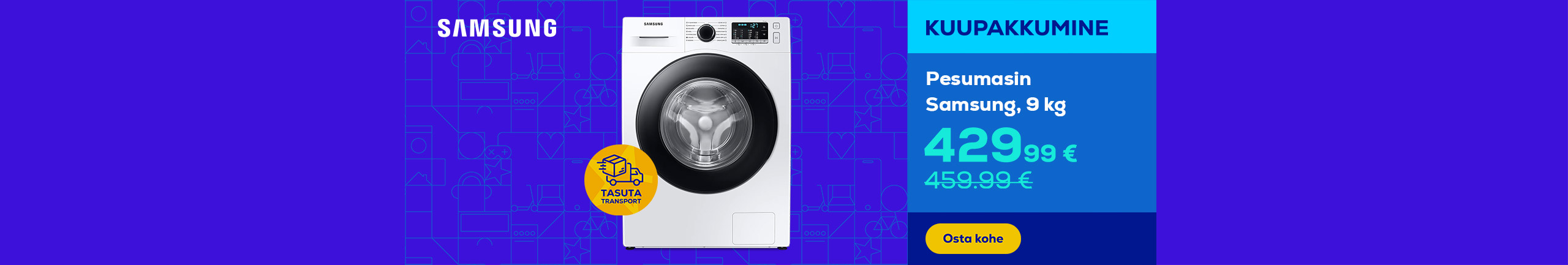 Discover Samsung washing machines