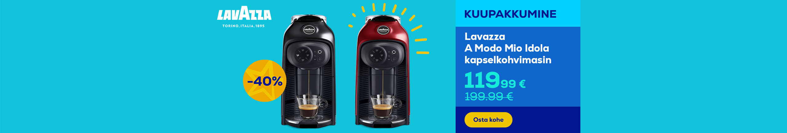 Lavazza capsule coffee machines