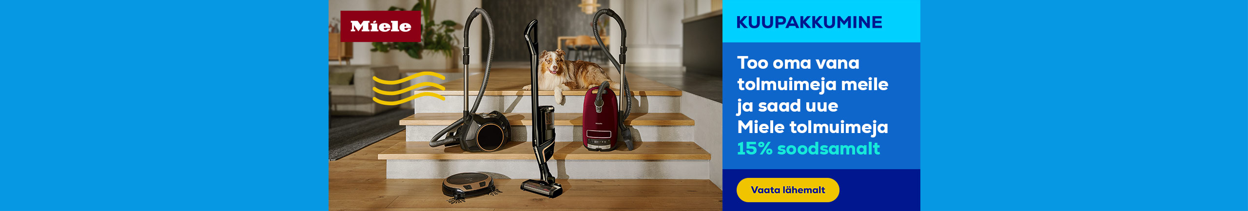 Replace your vacuum with a new Miele
