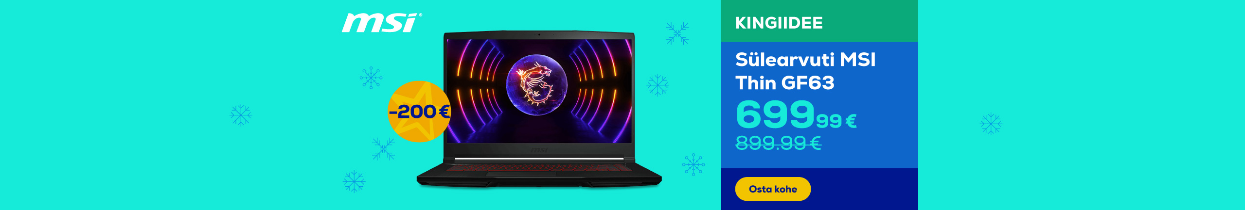 Laptop MSI GF63