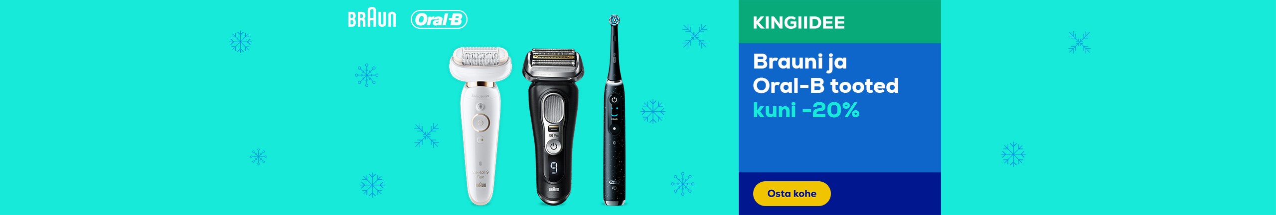 Brauni ja Oral-B tooted kuni -20%