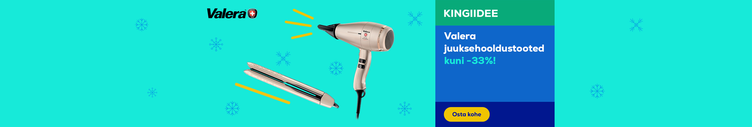 Valera hair care products up to -33%!