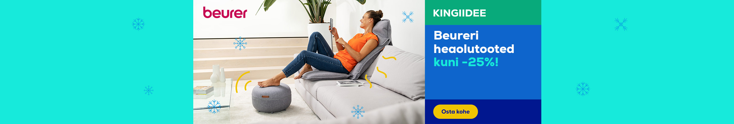 Beurer wellness products up to -25%!
