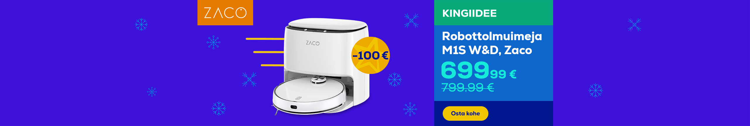 Robot vacuum cleaner Zaco
