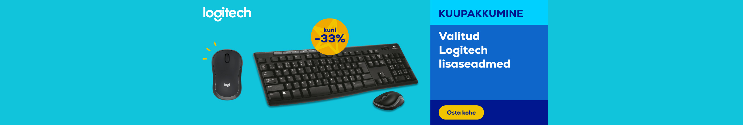 Selected Logitech accessories up to 33% off!