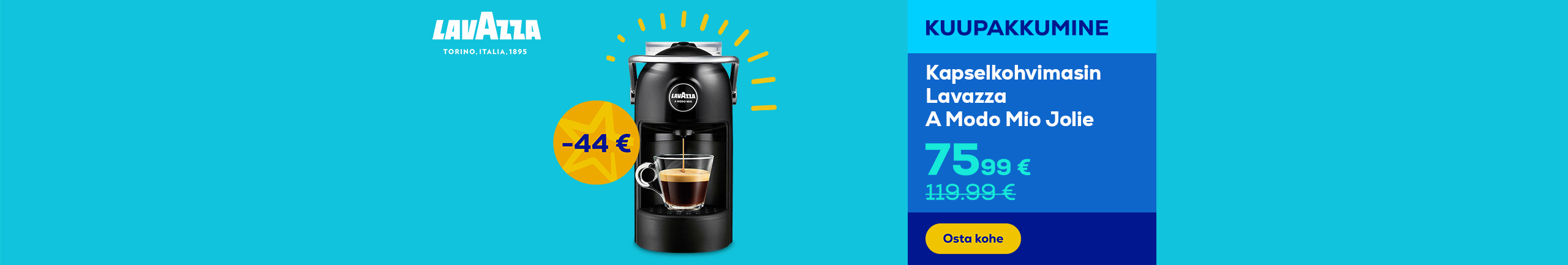 Lavazza capsule coffee machines with a good price!