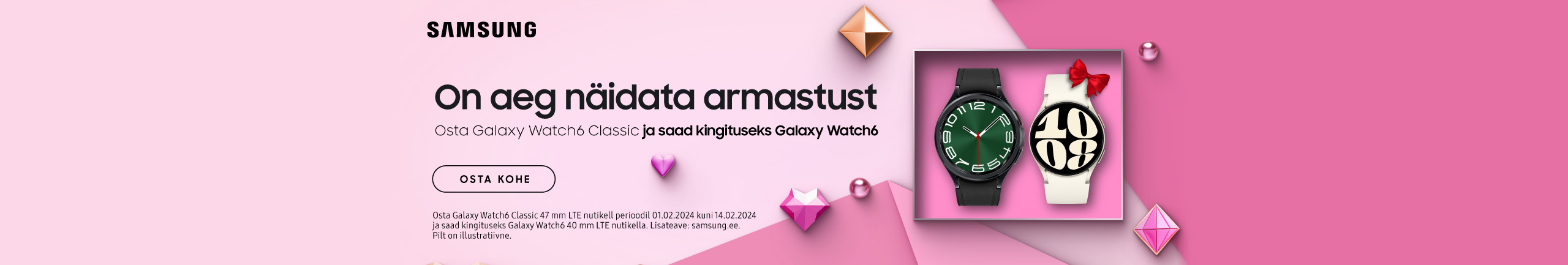 Samsung Galaxy Watch 6 Classic nutikellaga Watch 6 kingituseks!