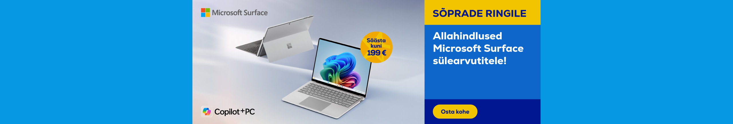 Discounts on Microsoft Surface laptops!
