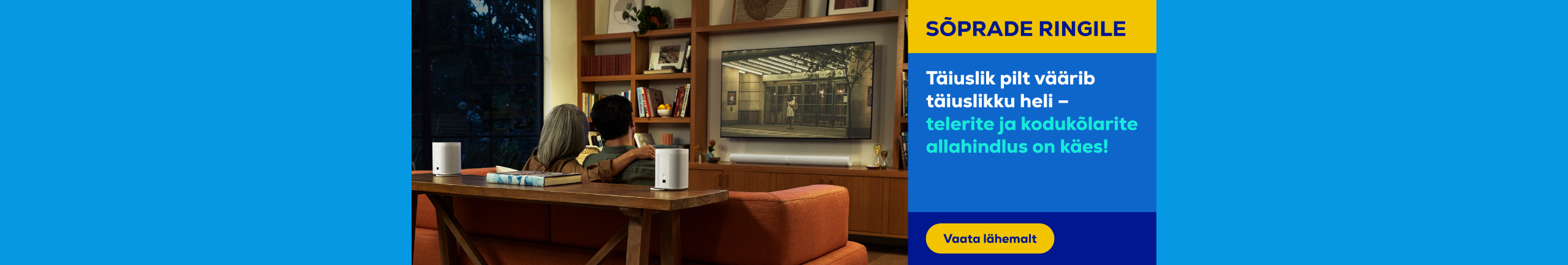 A perfect picture deserves perfect sound – discounts on TVs and home speakers are here!