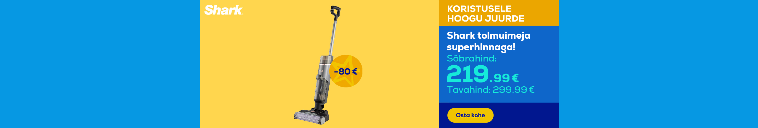 SHARK wet and dry vacuum cleaner at a super price!