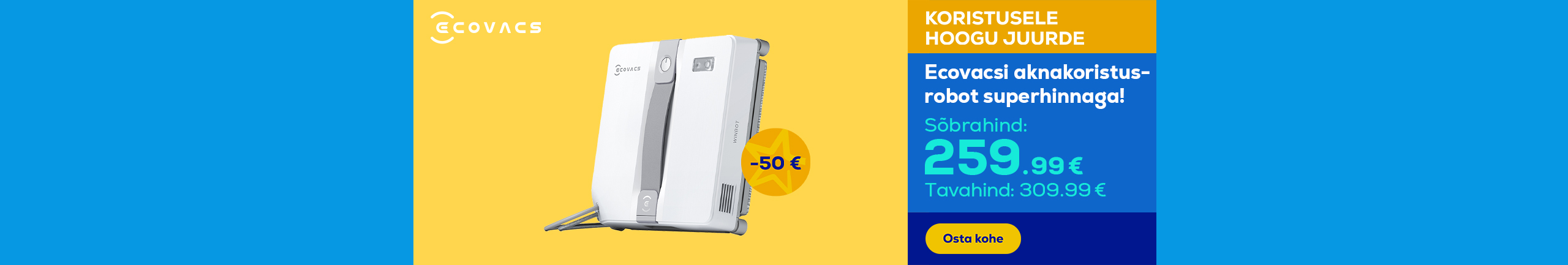 Ecovacs window cleaning robot at a super price!