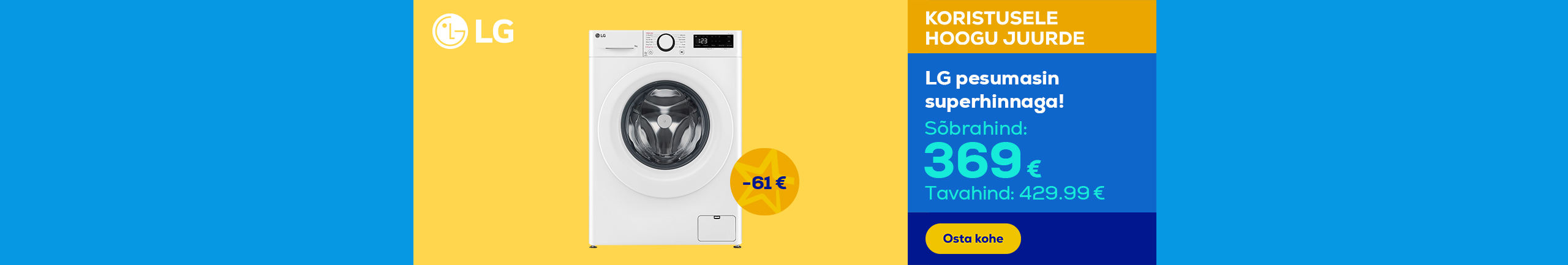 LG washing machine at a super price!