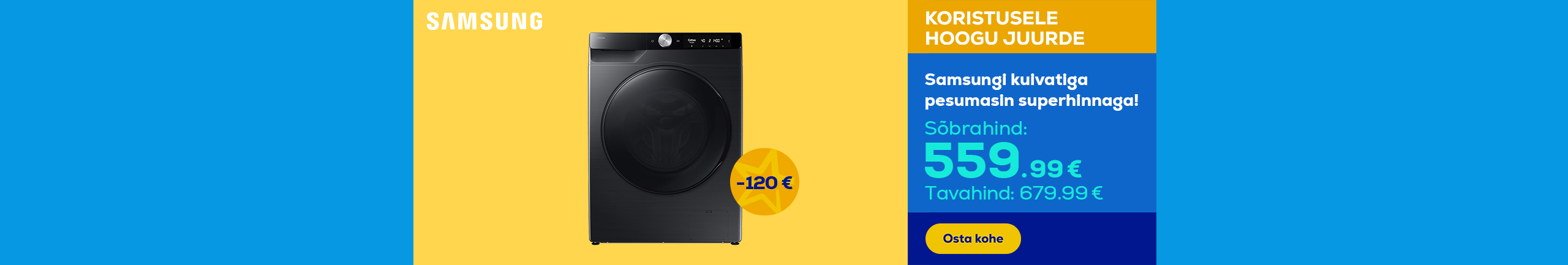 Samsung washer-dryer combo at a super price!
