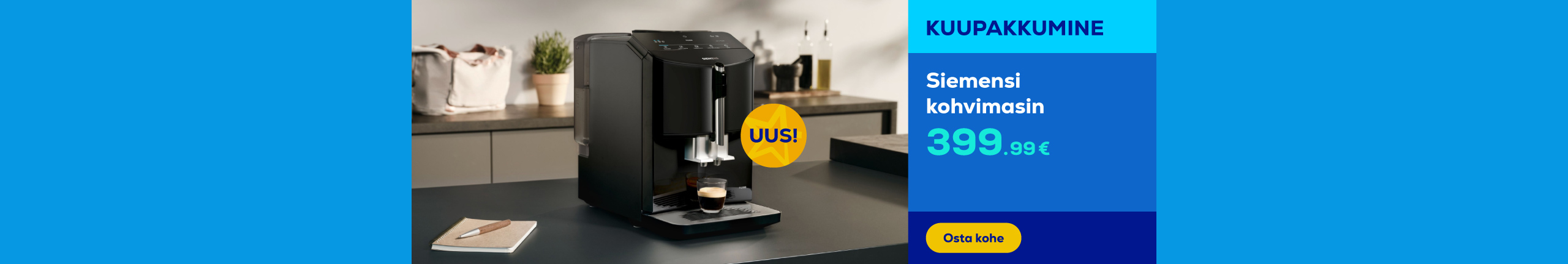 New Siemens coffee machines