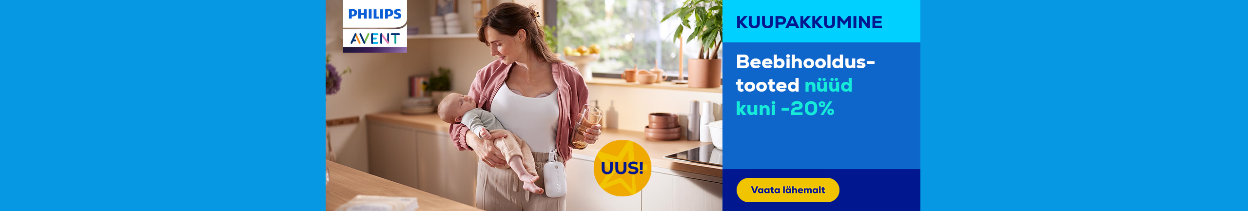 New. Up to 20% off on baby care products.